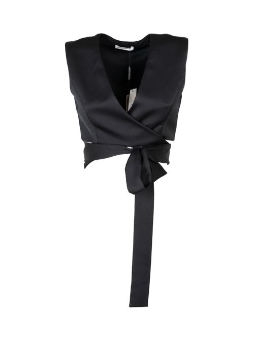 gilet enversatin SANDRO FERRONE | S23XBEBARMANNERO